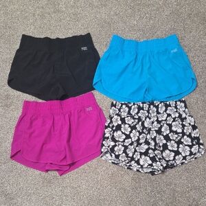 PINK Victoria's Secret Black, Blue, Pink, and Floral Shorts Set